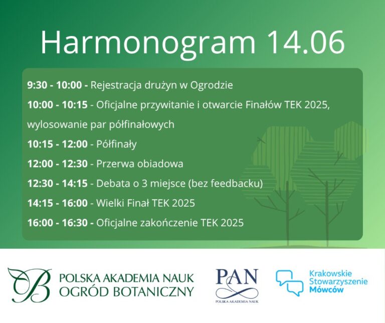 Turniej Debat Ekologicznych – finał