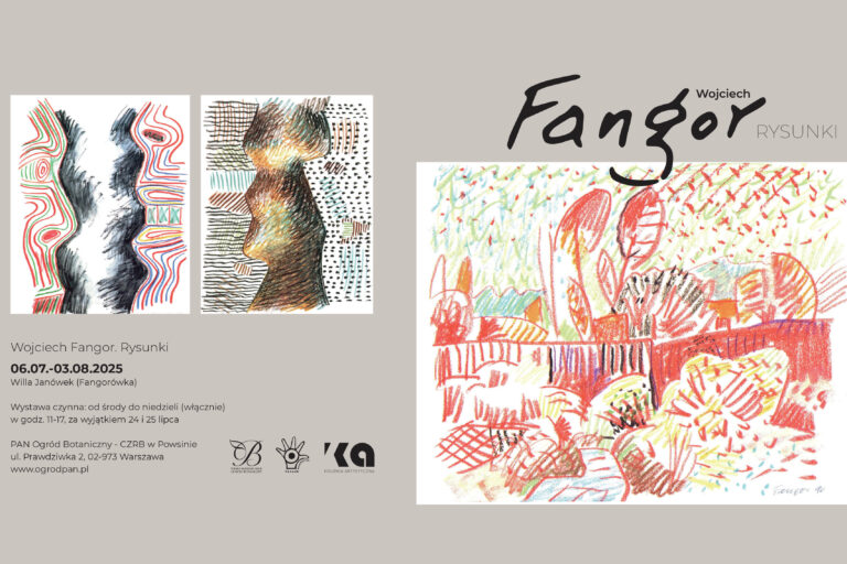 Exhibition of drawings by Wojciech Fangor