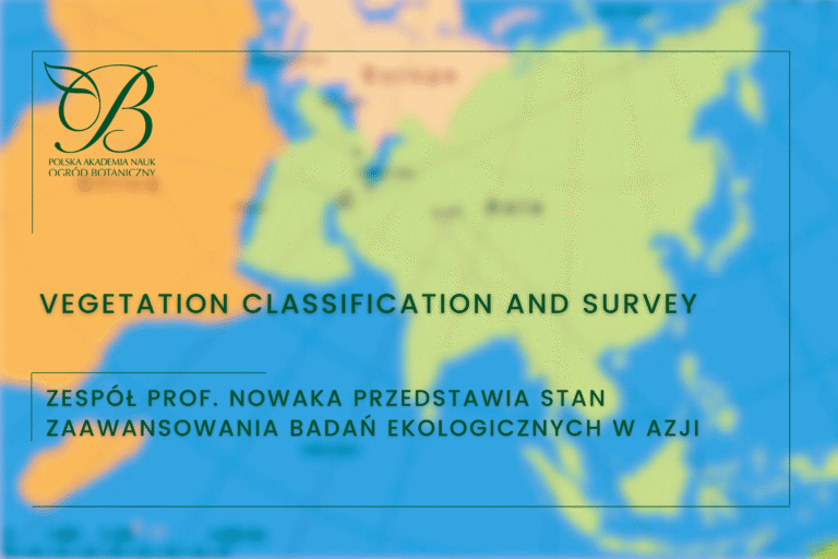 A special issue of Vegetation Classification and Survey has been released, in which Prof. Nowak's team presents the state of the art of ecological research in Asia